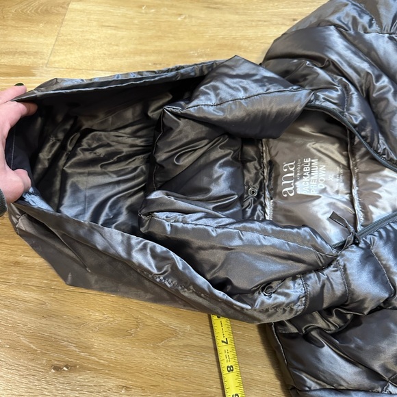 Dark gray puffer jacket Ana Down winter coat women’s XL  #pufferjacket - Picture 7 of 9